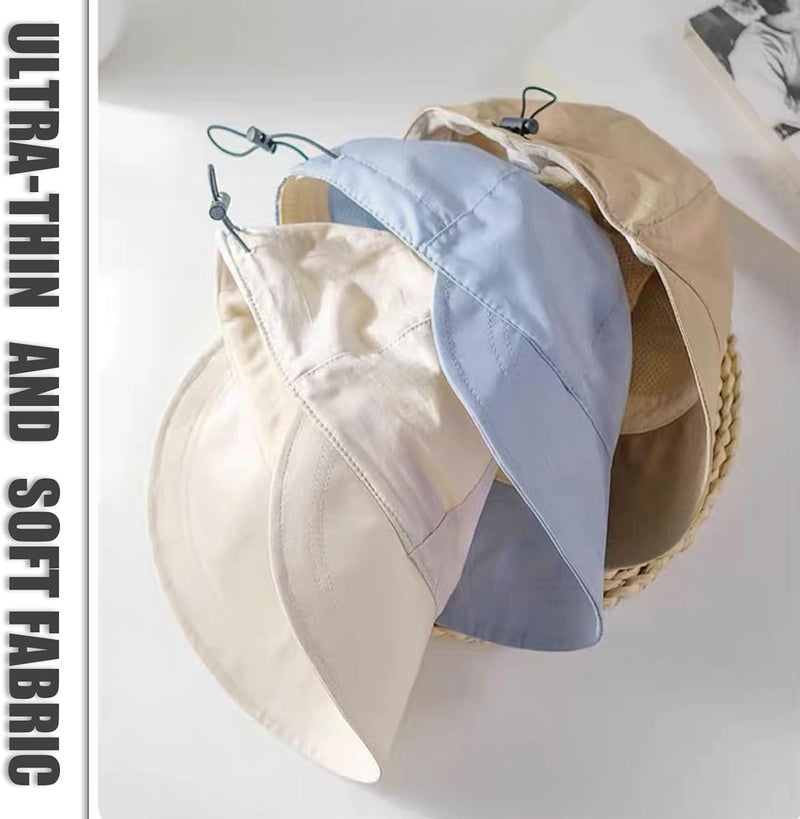 huablo ] UPF 50+ Womens Sun Hat Wide Brim Sun Hat UV Protection Hiking Fishing Hats 12P-ZYMao - Image 3